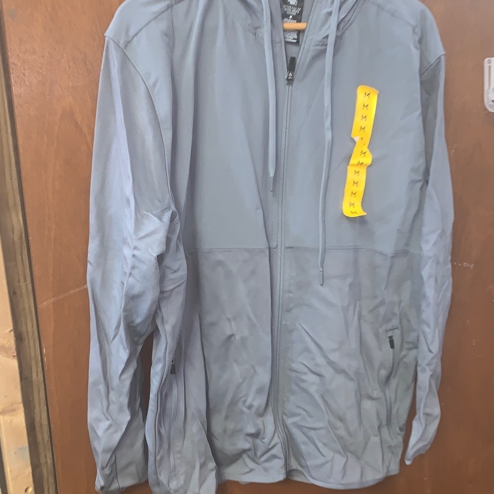 Gray Hooded Jacket